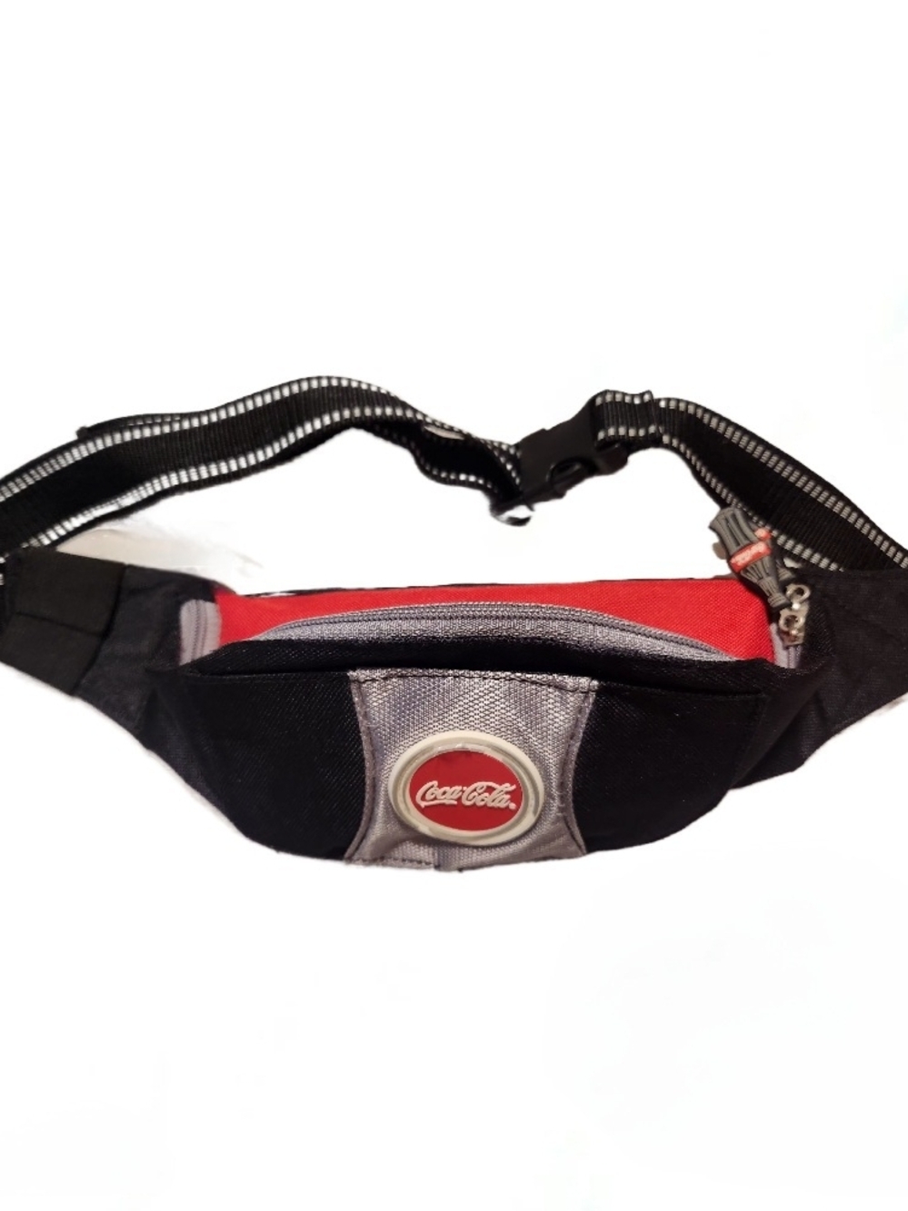 Coca Cola Vintage Red, And Black Waist Bag, Unisex